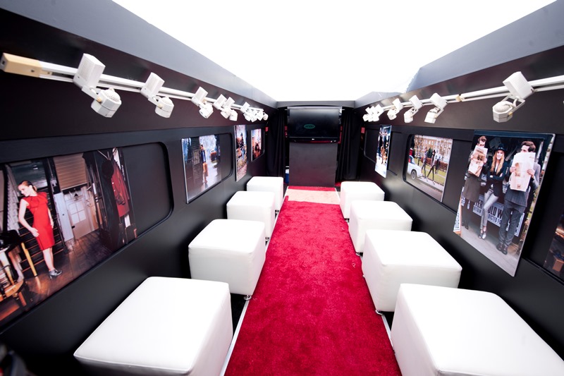 Upper deck interior shot