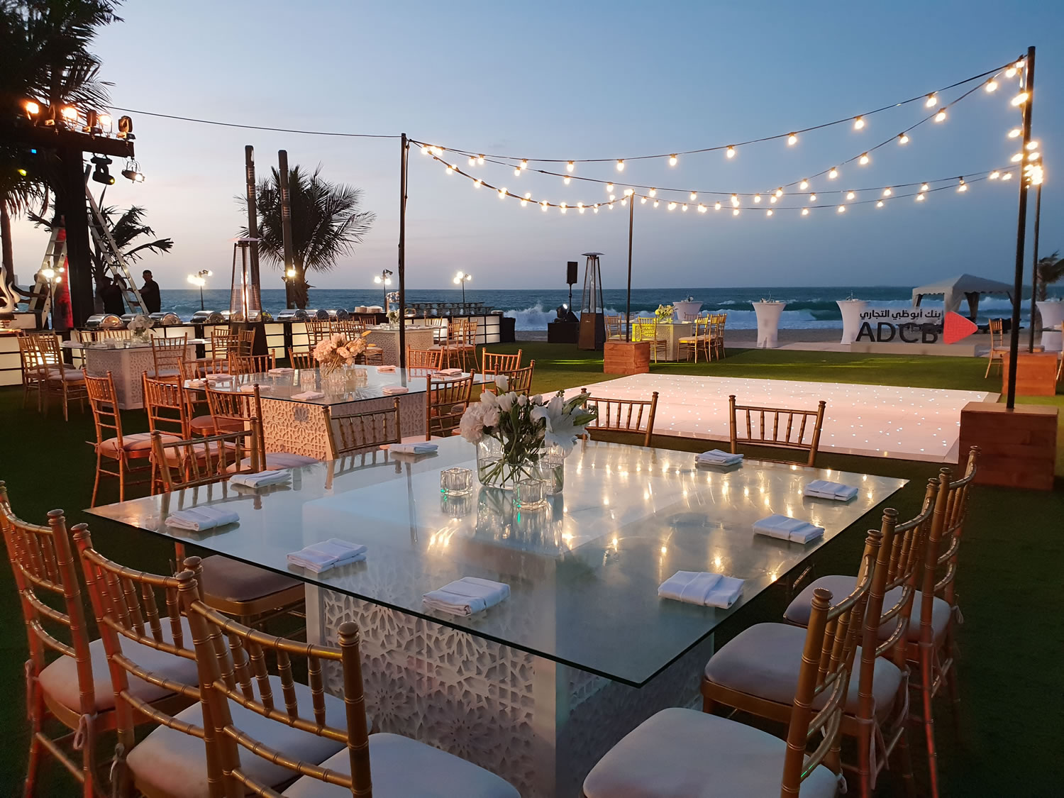 Tables & Chairs Set Up