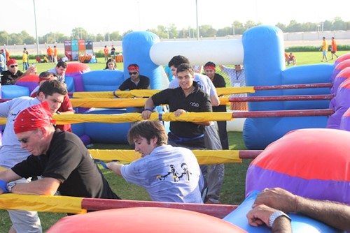 Human Foosball 4